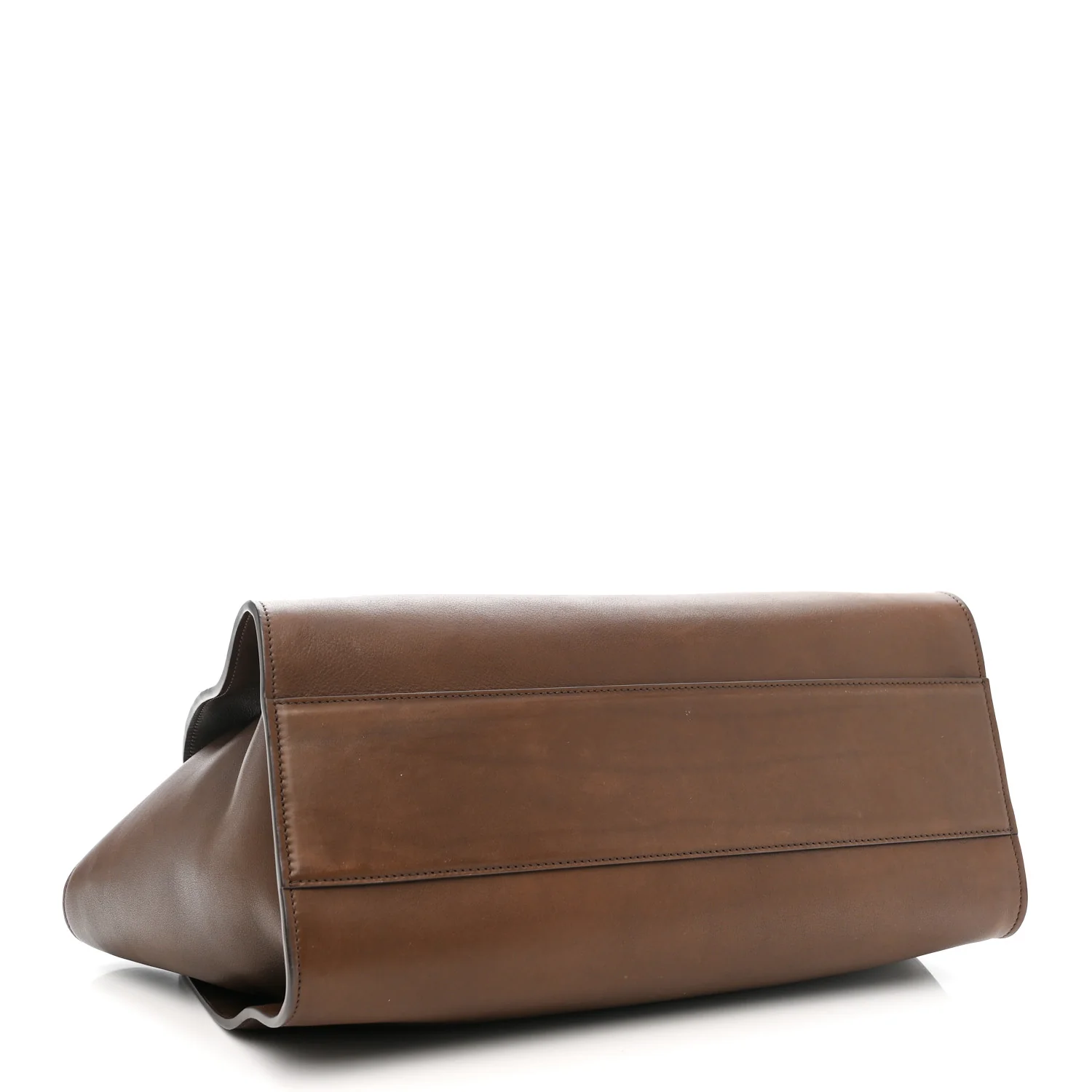Polished Saddle Calfskin Marlo 14 Deep Brown - Top Club