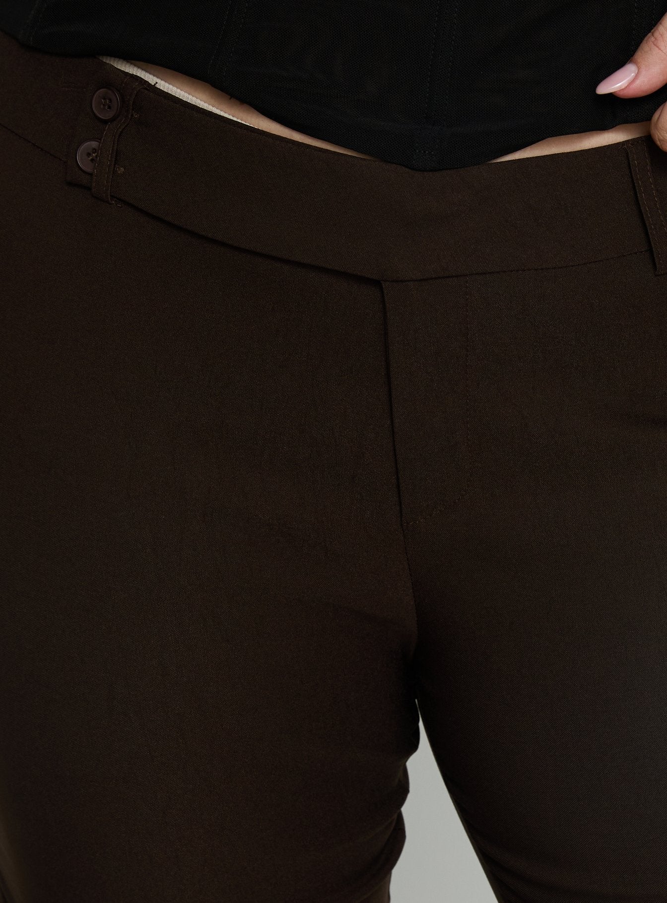 Kinkirk Flared Pants Chocolate Curve