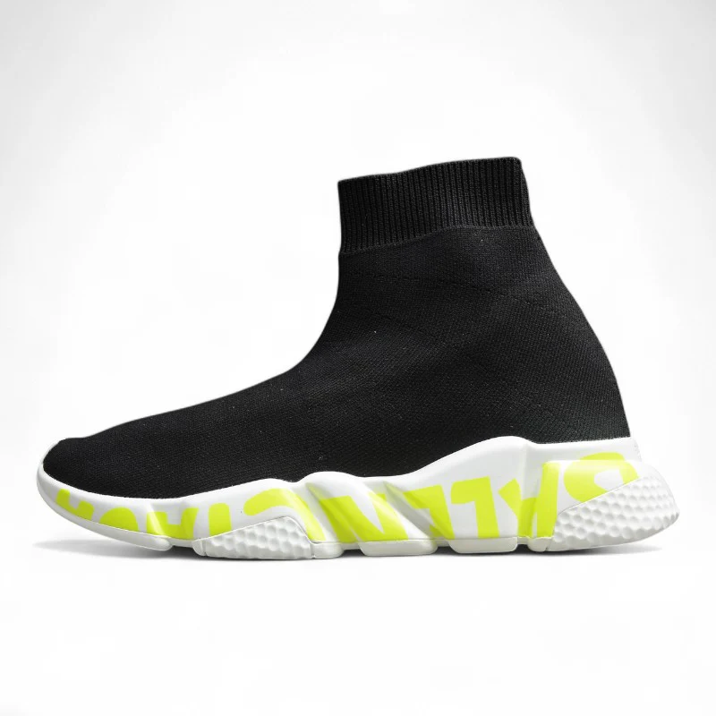 Balenciaga Graffiti Speed Black Fluo Green (Women's) - Sneaker Replica Workshop