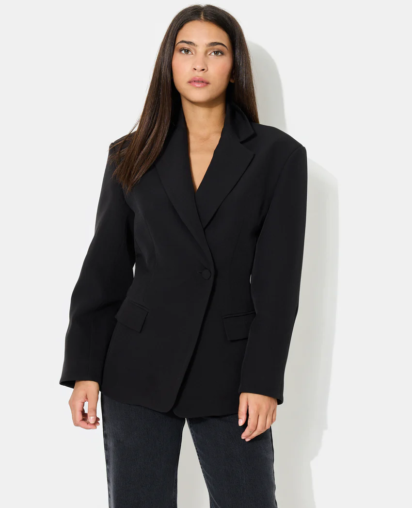 Pimkie Veste blazer cintrée avec épaulettes