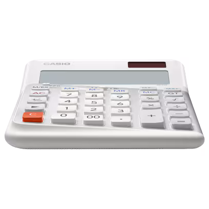 DE-12E-WE Ergonomic Desktop Calculator
