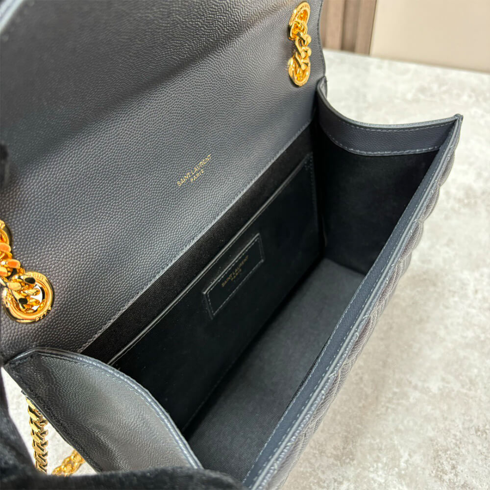YSL envelope medium in grained leather - Top Club