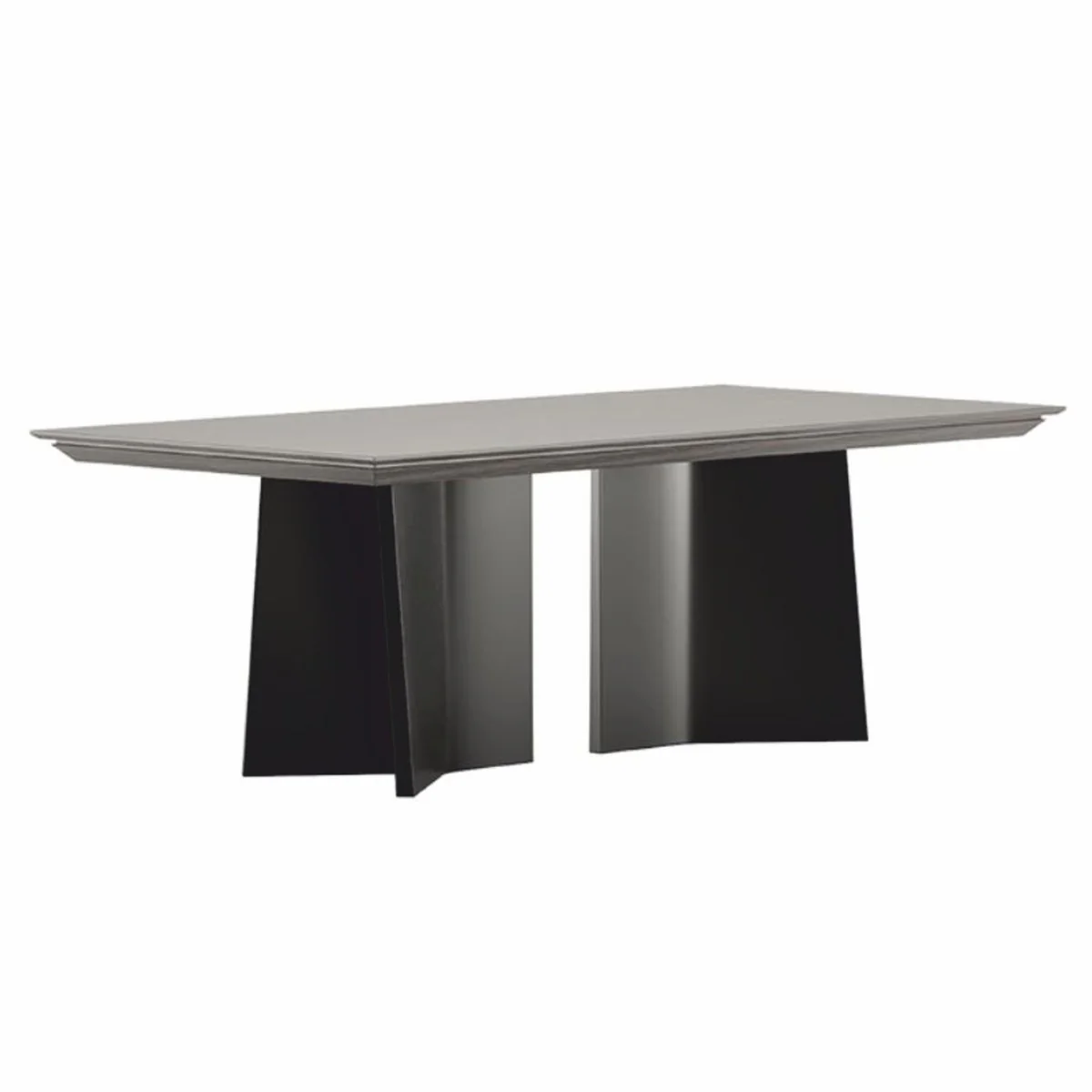 Luxury dining table dark brown 220 cm - Hotel & Dining Room Furniture