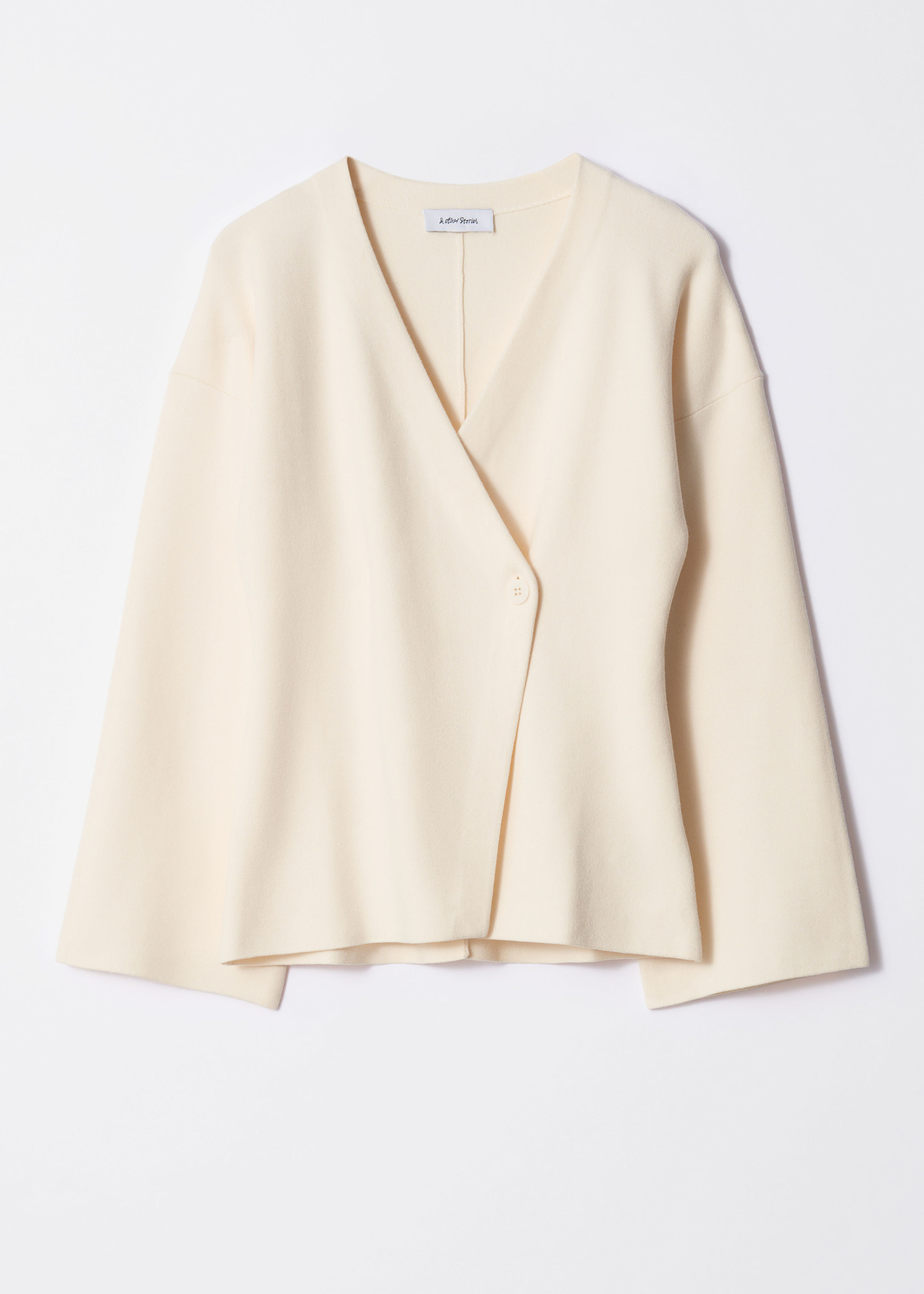& Other Stories ASYMMETRIC CARDIGAN