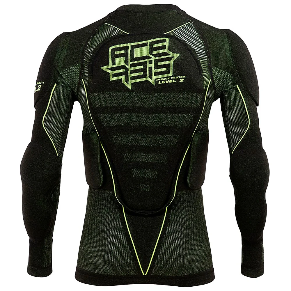 CHILDREN'S PETO ACERBIS X-FIT FUTURE LEVEL 2 - BLACK / FLUOR