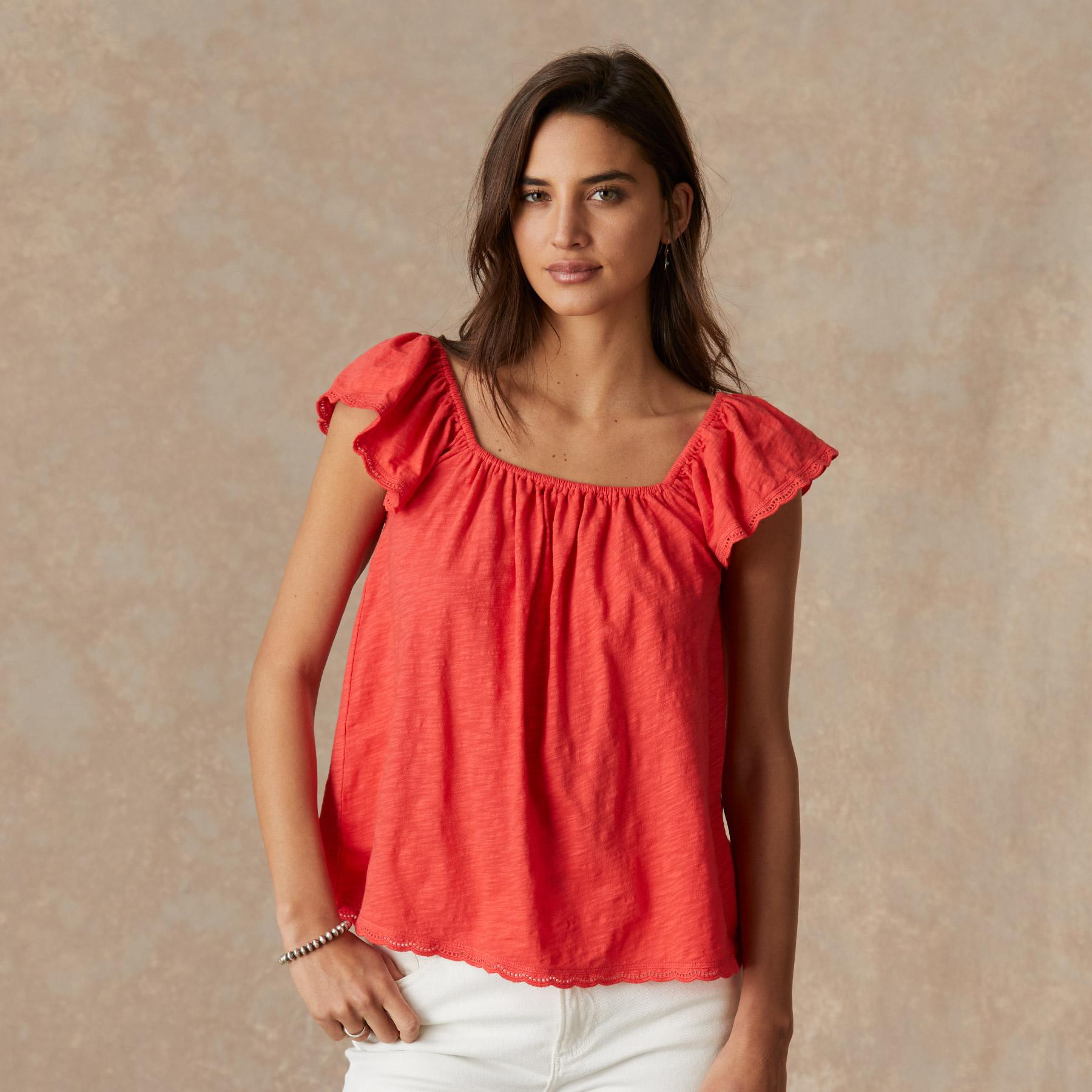 Kira Ruffle Top - Sundance Living