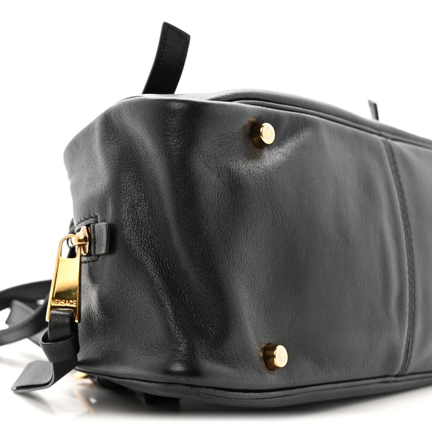 Lambskin Tag Bowling Bag Black - Top Club