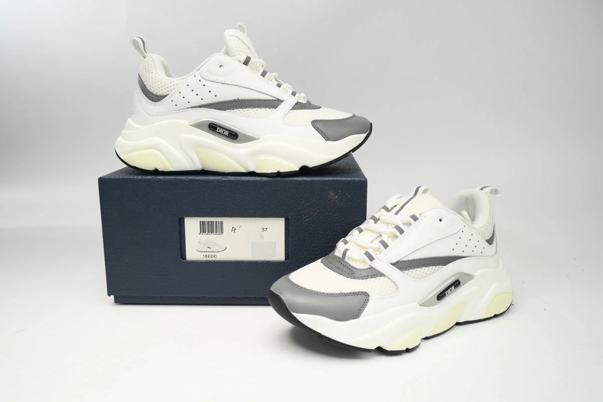 DIOR B22 WHITE SILVER - Sneaker Replica Workshop