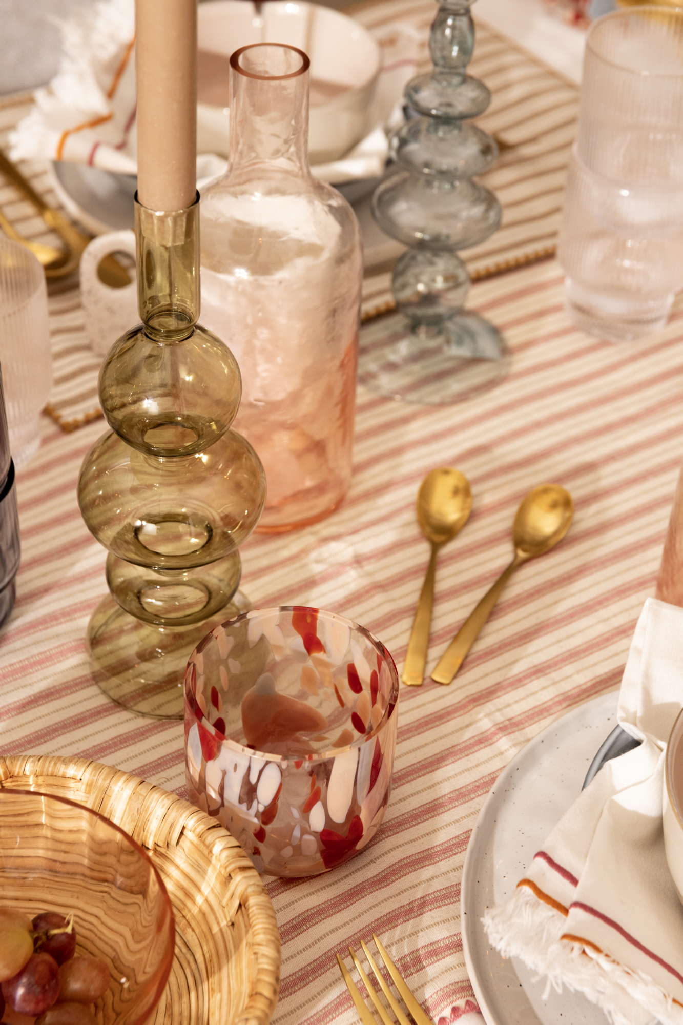 Theelepels Noma champagne - set van 6