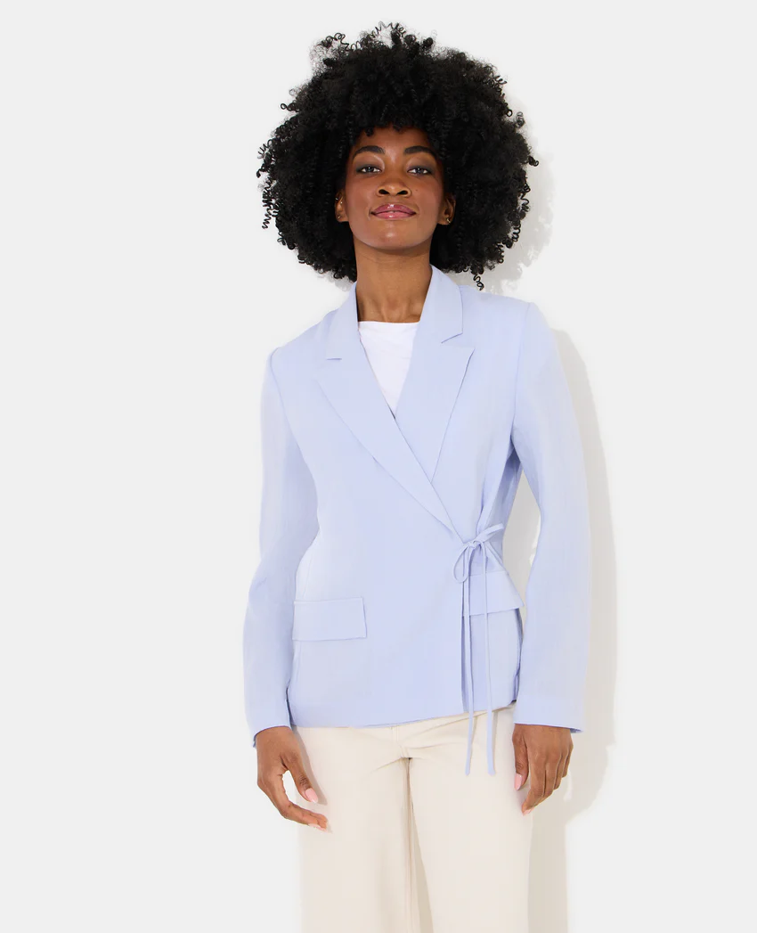 Pimkie Veste blazer fluide portefeuille avec nouette