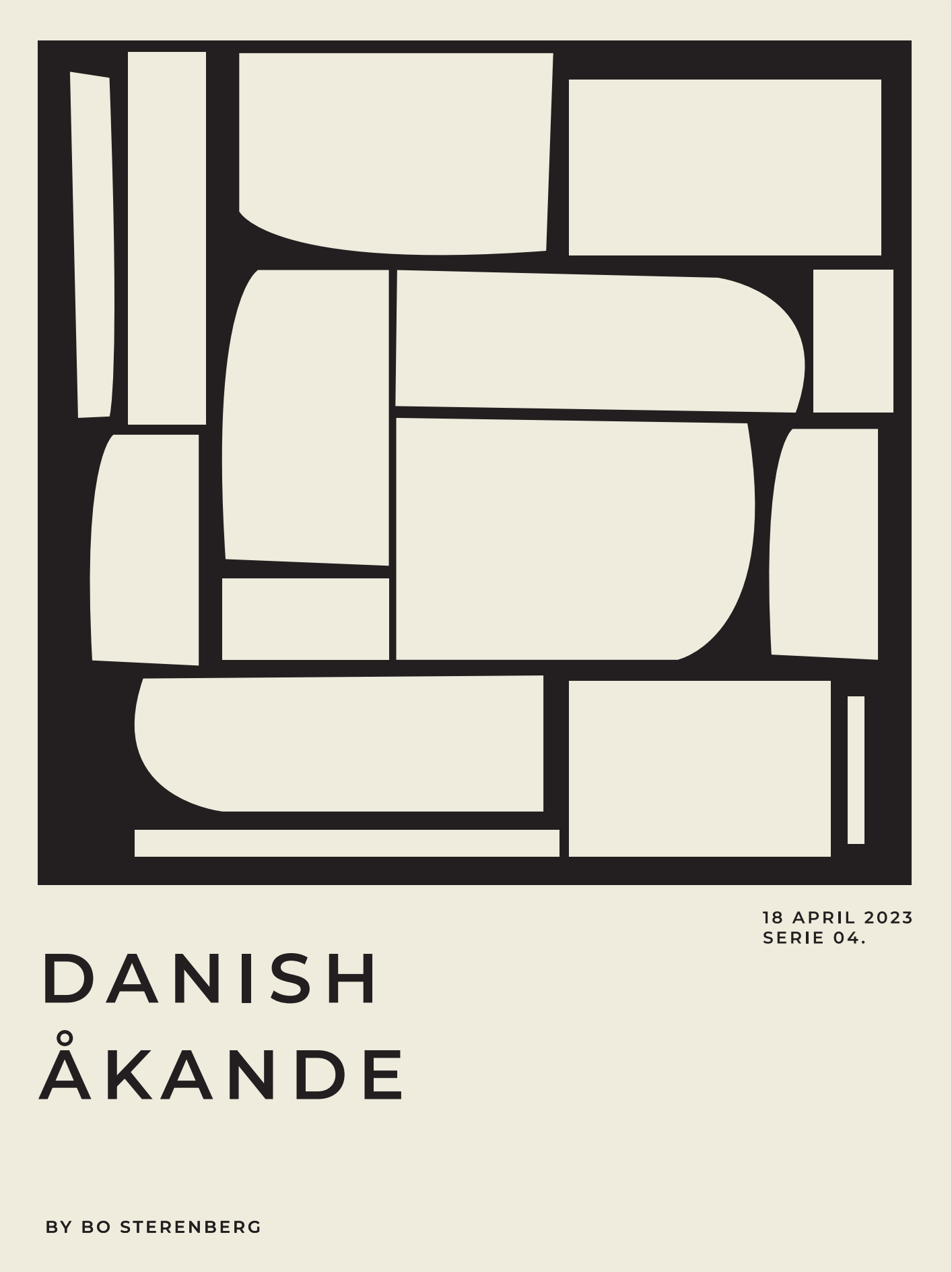 Poster Danish nature 40 x 50 cm