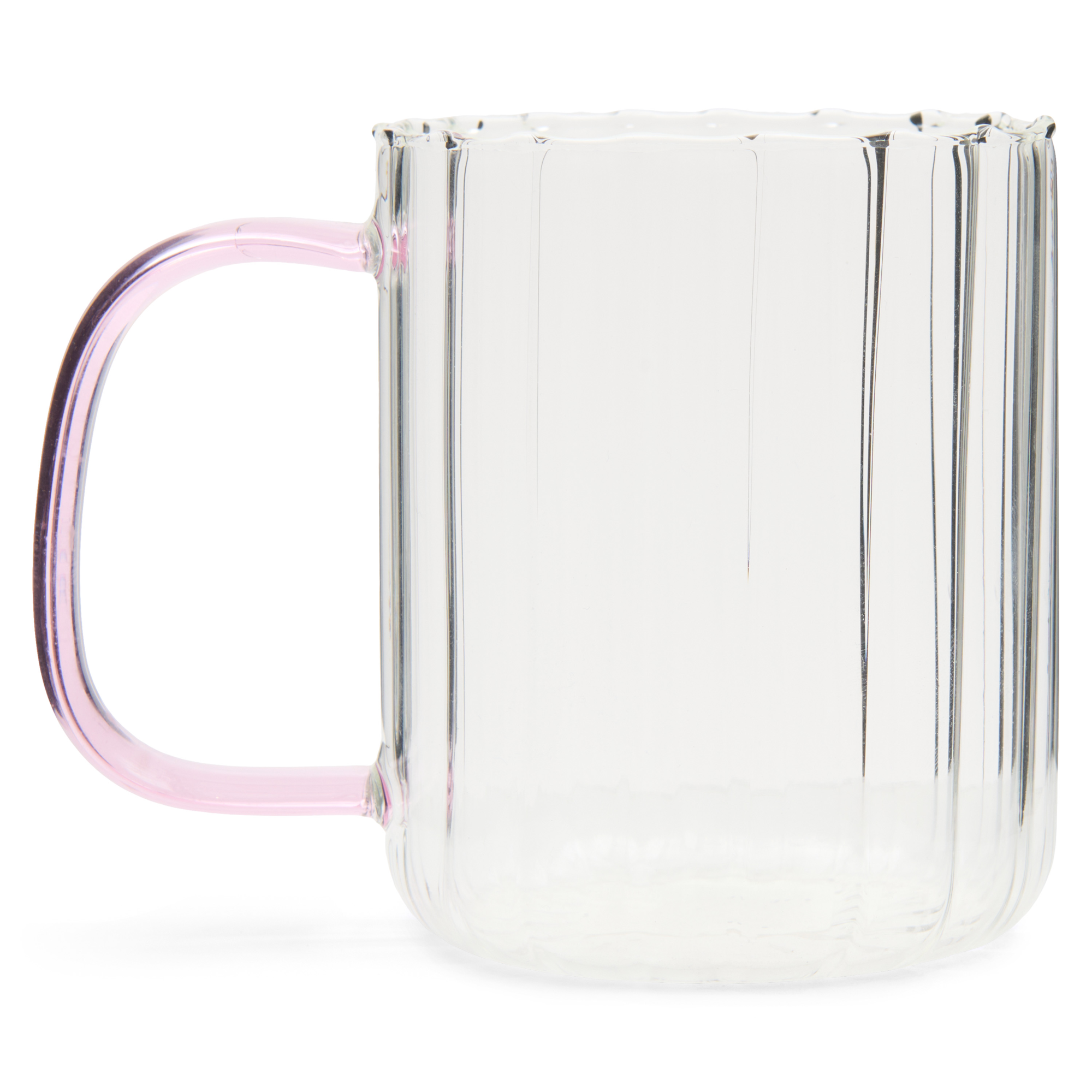 Theeglas Meghan 400 ml transparent/pink