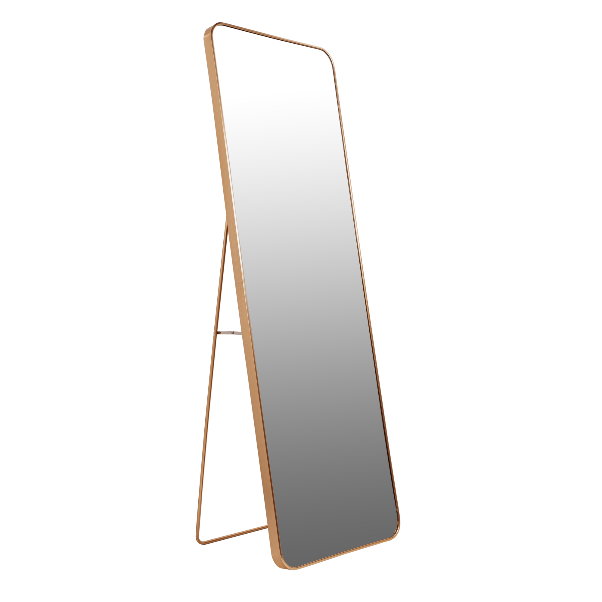 Passpiegel curved 50x150 - brons