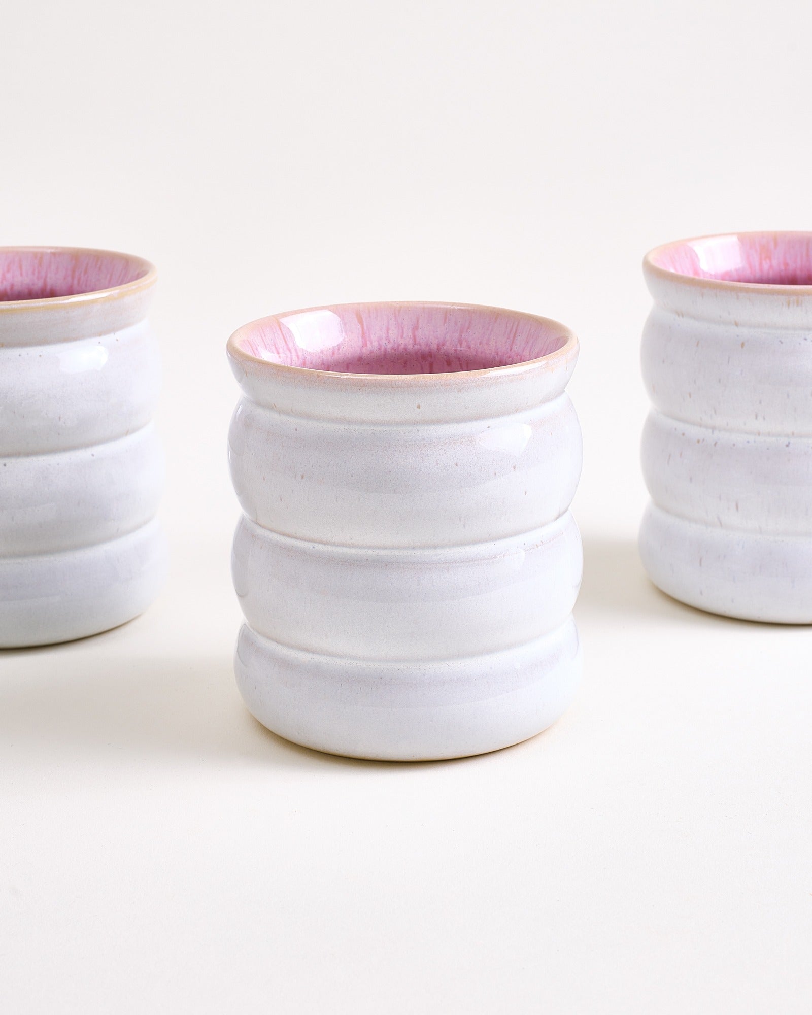 Areia Becher groß bubble rosé 4er-Set