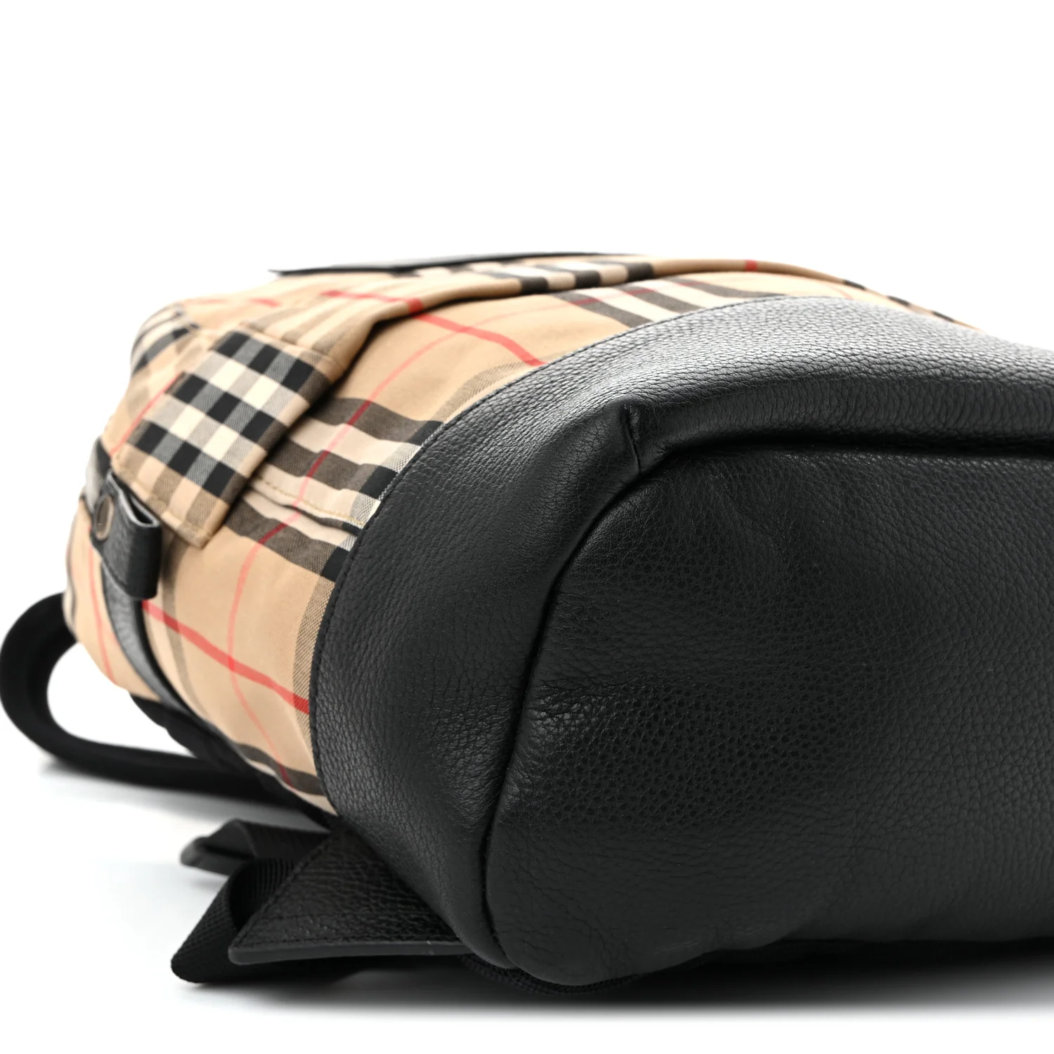 House Check Canvas Calfskin Small Nico Backpack Archive Beige - Top Club