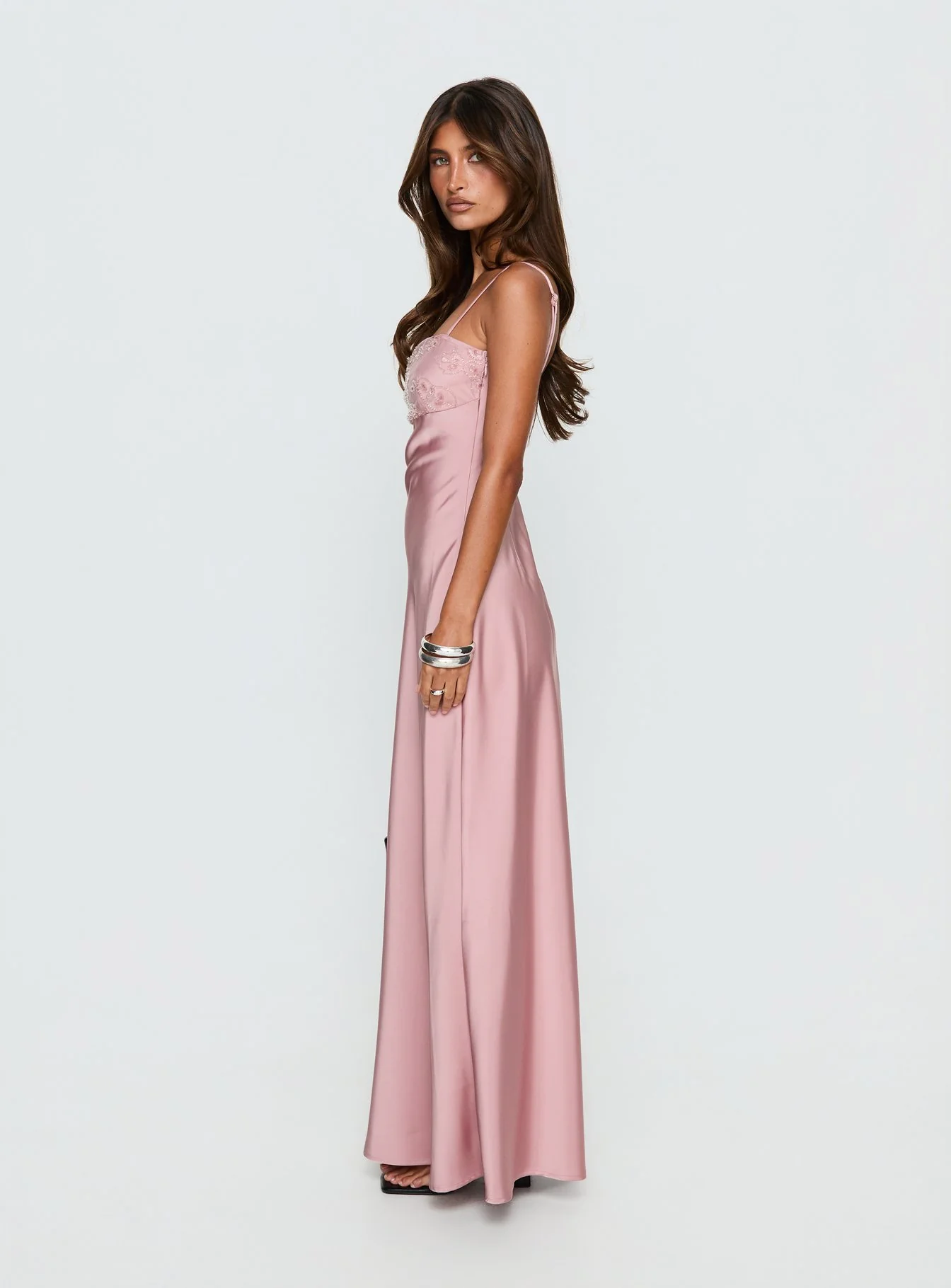 Engracia Sequin Maxi Dress Pink