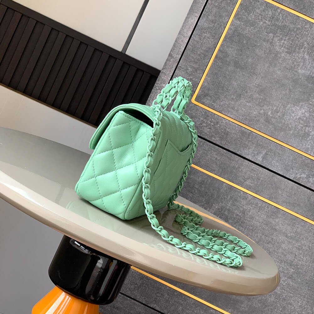 Chanel Mini Flap Bag with Top Handle(HIGH-END GRADE) - Top Club