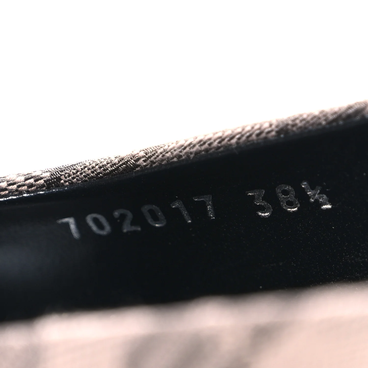 BB Monogram Square Knife 80mm Mule Pumps 38.5 Dark Mink Grey Dark Brown - Top Club