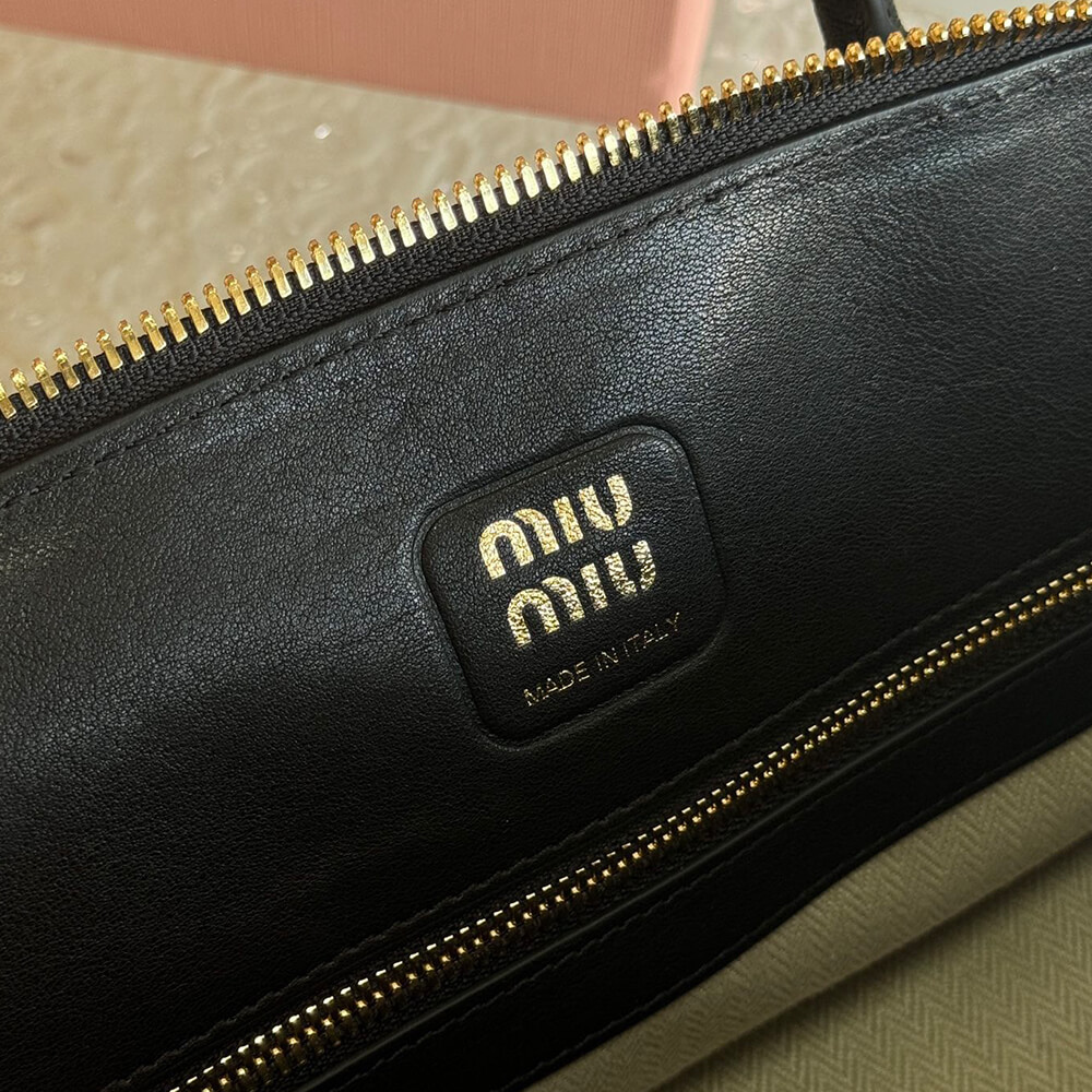 MIUMIU Aventure nappa leather top-handle bag(HIGH-END GRADE) - Top Club