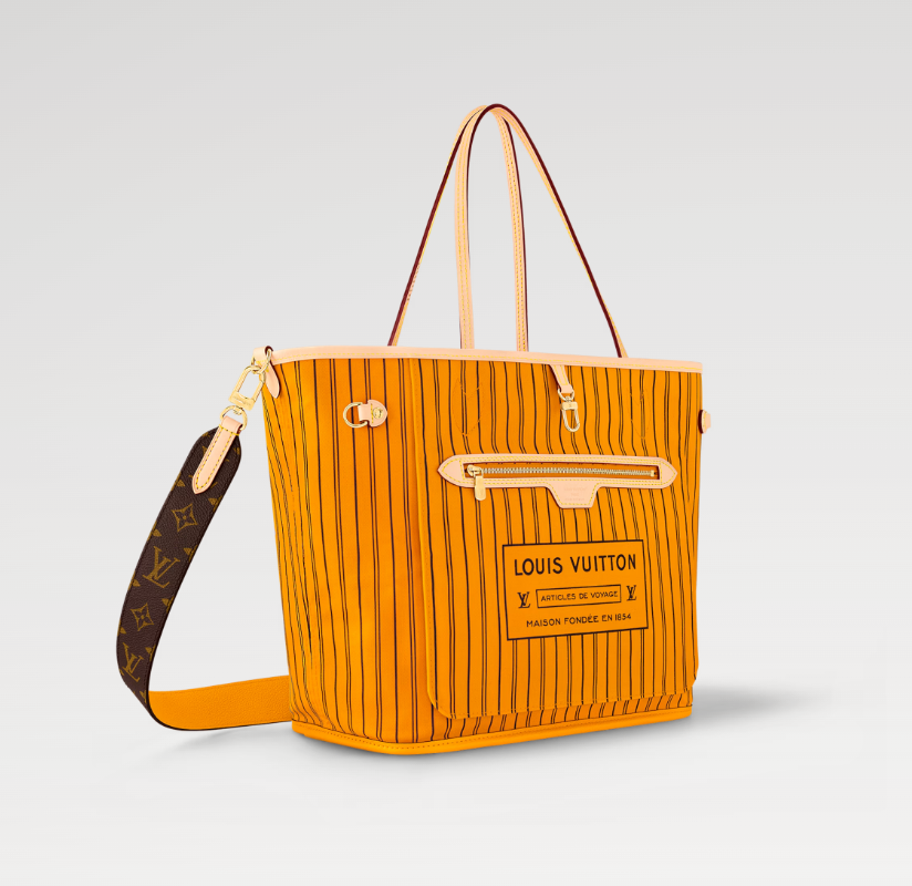 Louis Neverfull Bandouli??re Inside Out MM bag size: 31*28 * 14 cm - Top Club