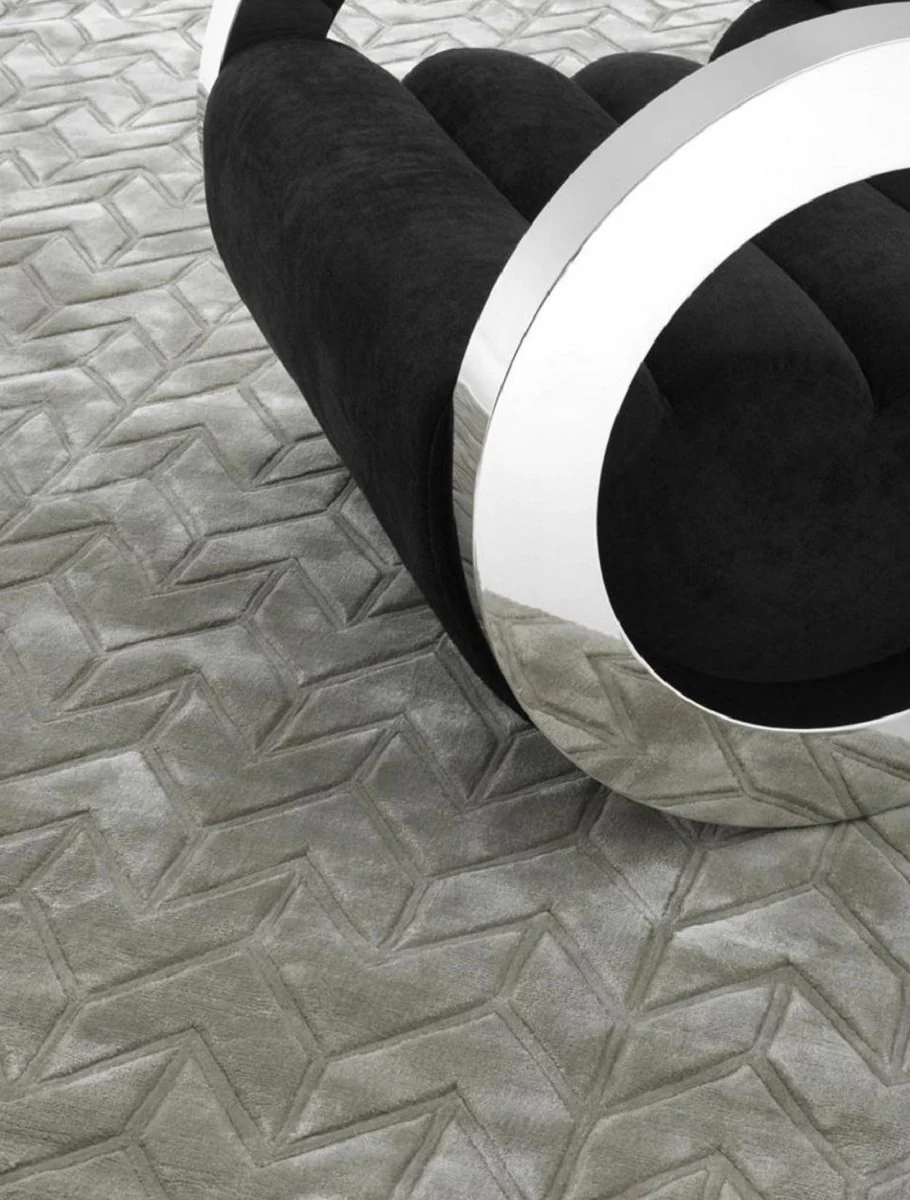 Luxury living room viscose rug sand color - various sizes - luxury quality