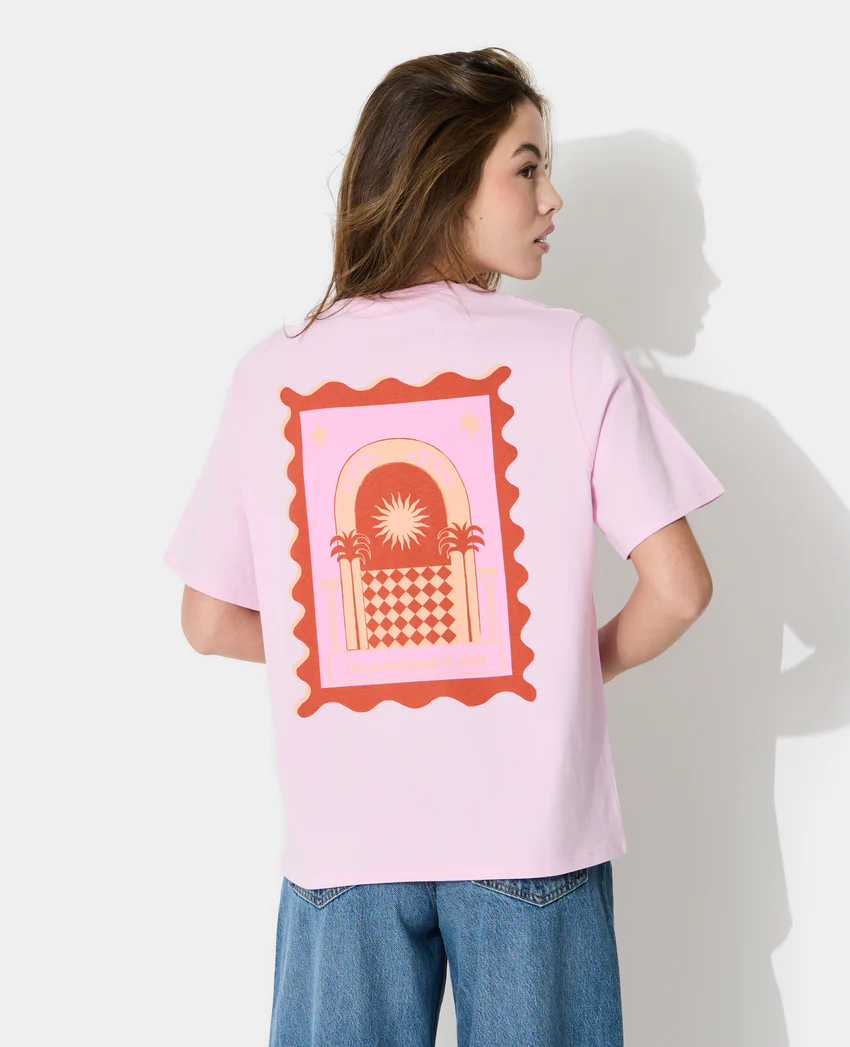 Pimkie T-shirt oversize avec print devant et dos