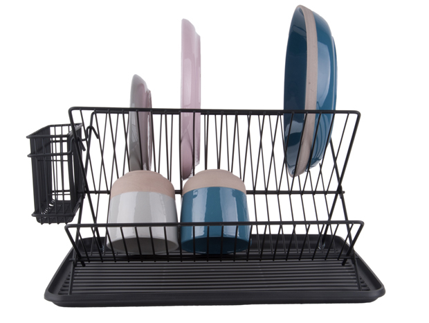 Dish rack Classic matt black iron