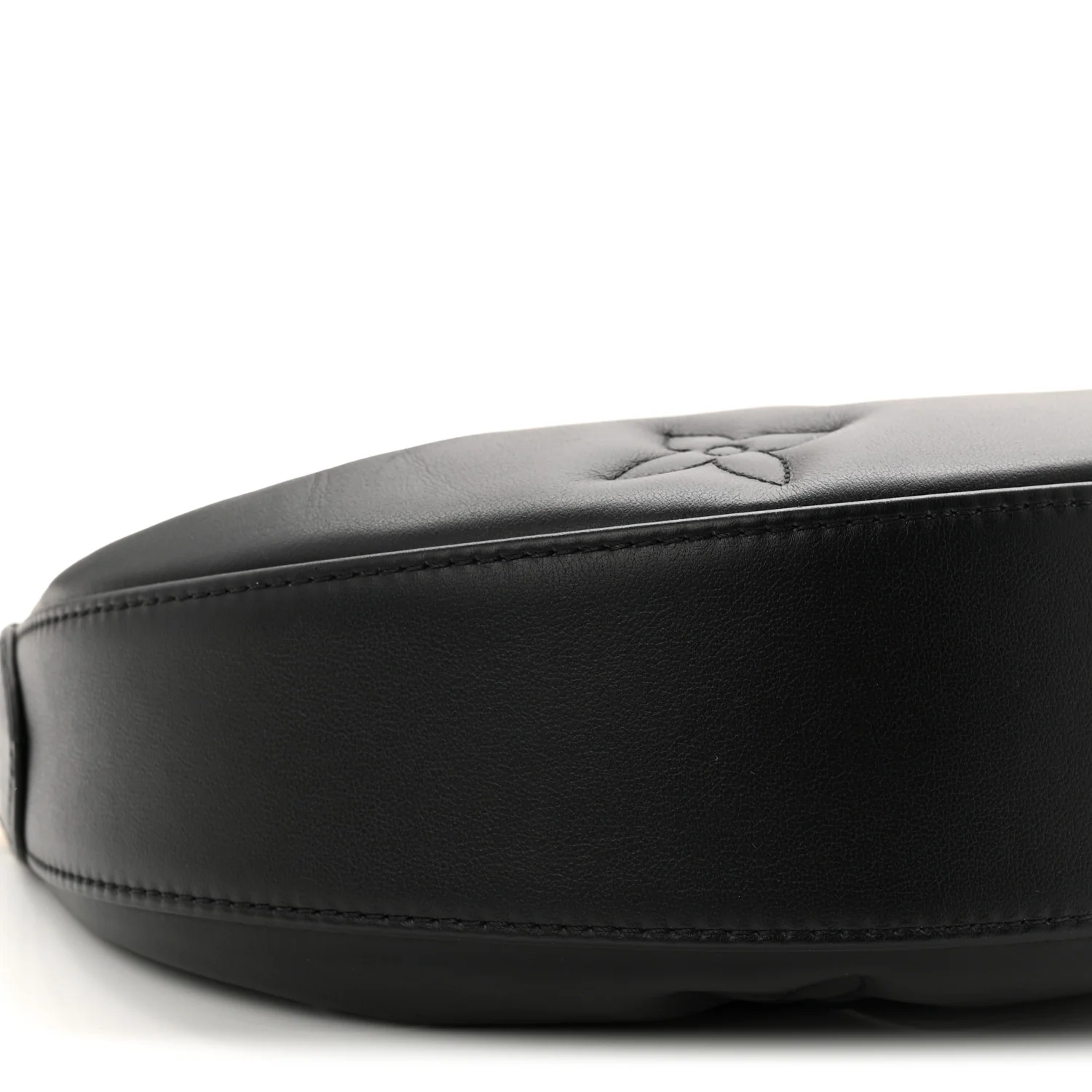 Calfskin Bubblegram Over The Moon Black - Top Club