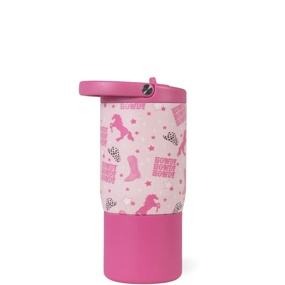 Sport 14oz FreeSip® Stainless Steel Water Bottle - Cowgirl
