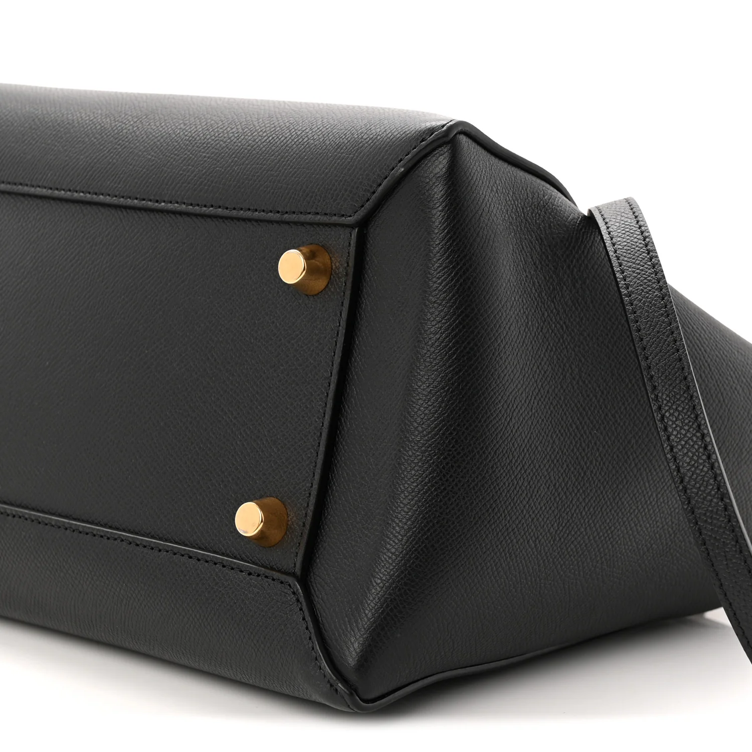 Grained Calfskin Mini Belt Bag Black - Top Club