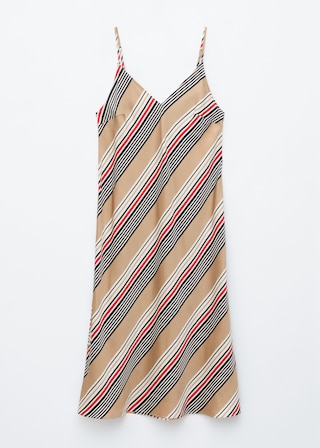 & Other Stories SATIN SLIP MIDI DRESS