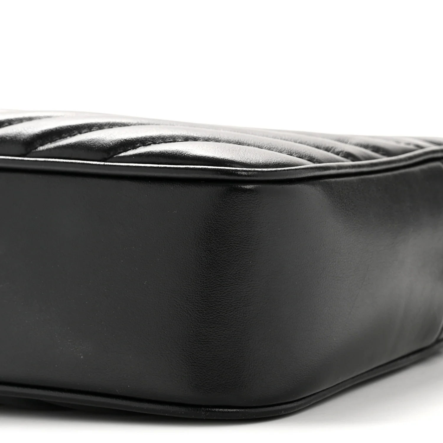 Calfskin Matelasse Monogram Lou Camera Bag Black - Top Club