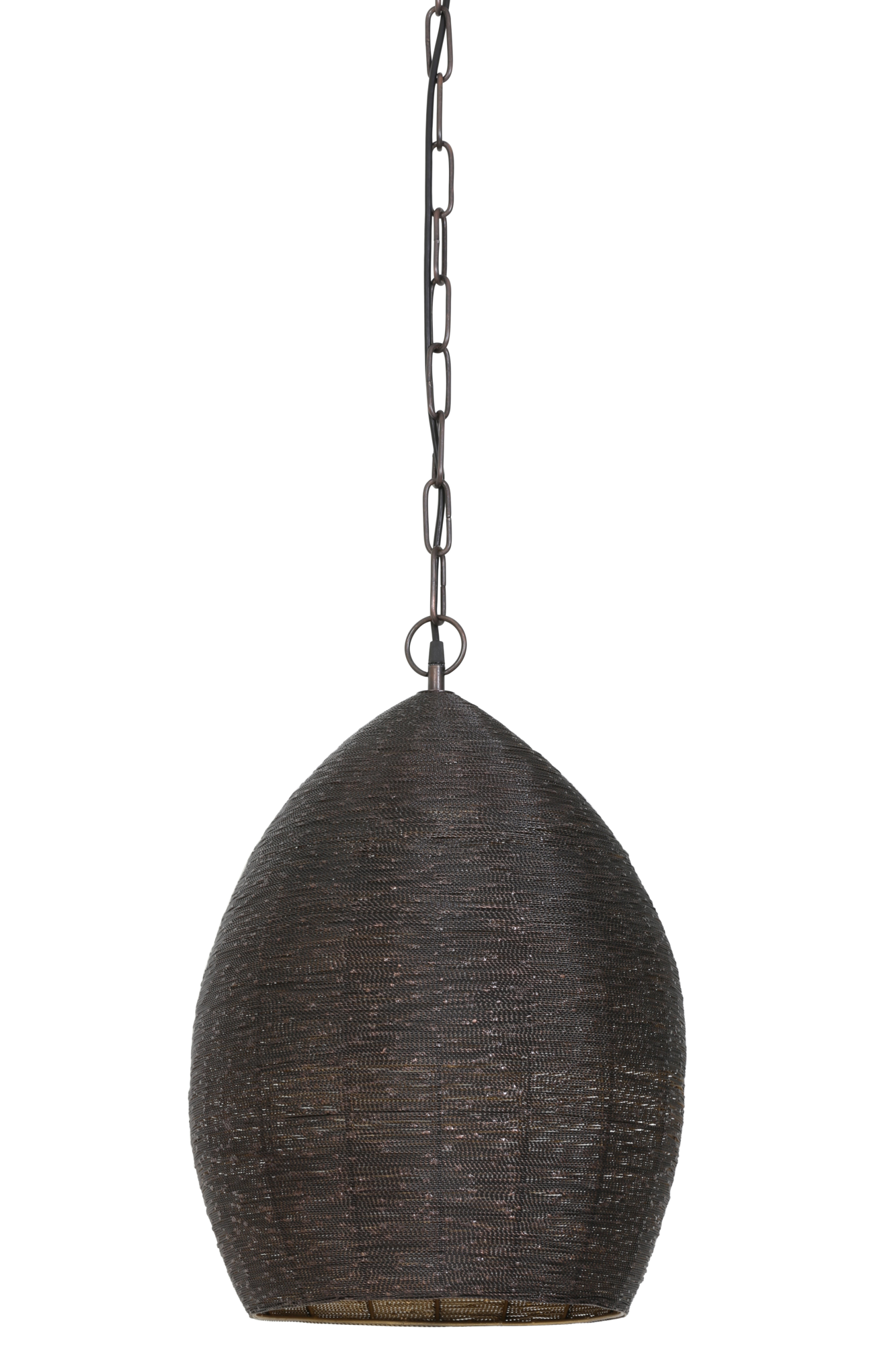 Hanging lamp bronze gold
