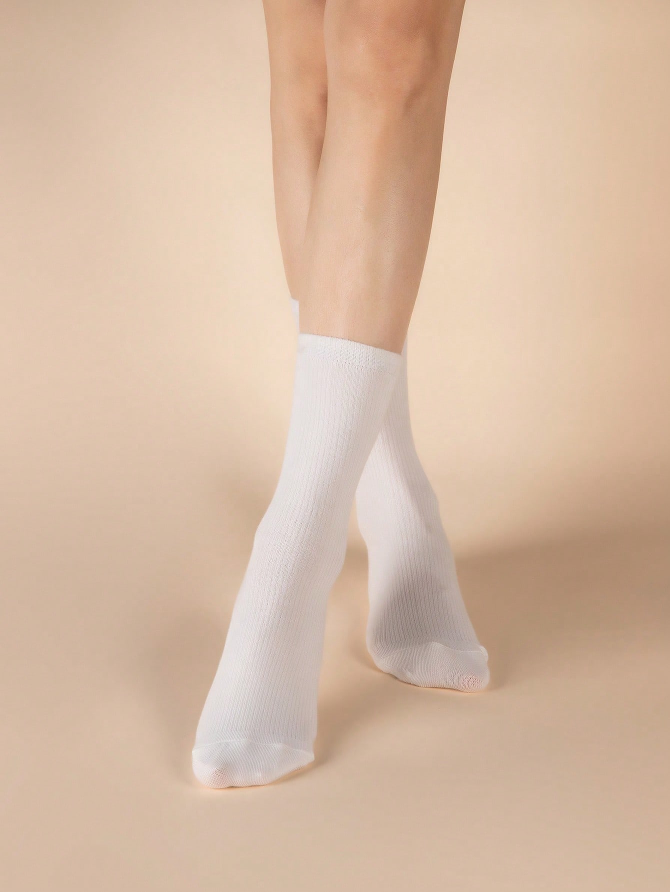 Solid Crew Socks
