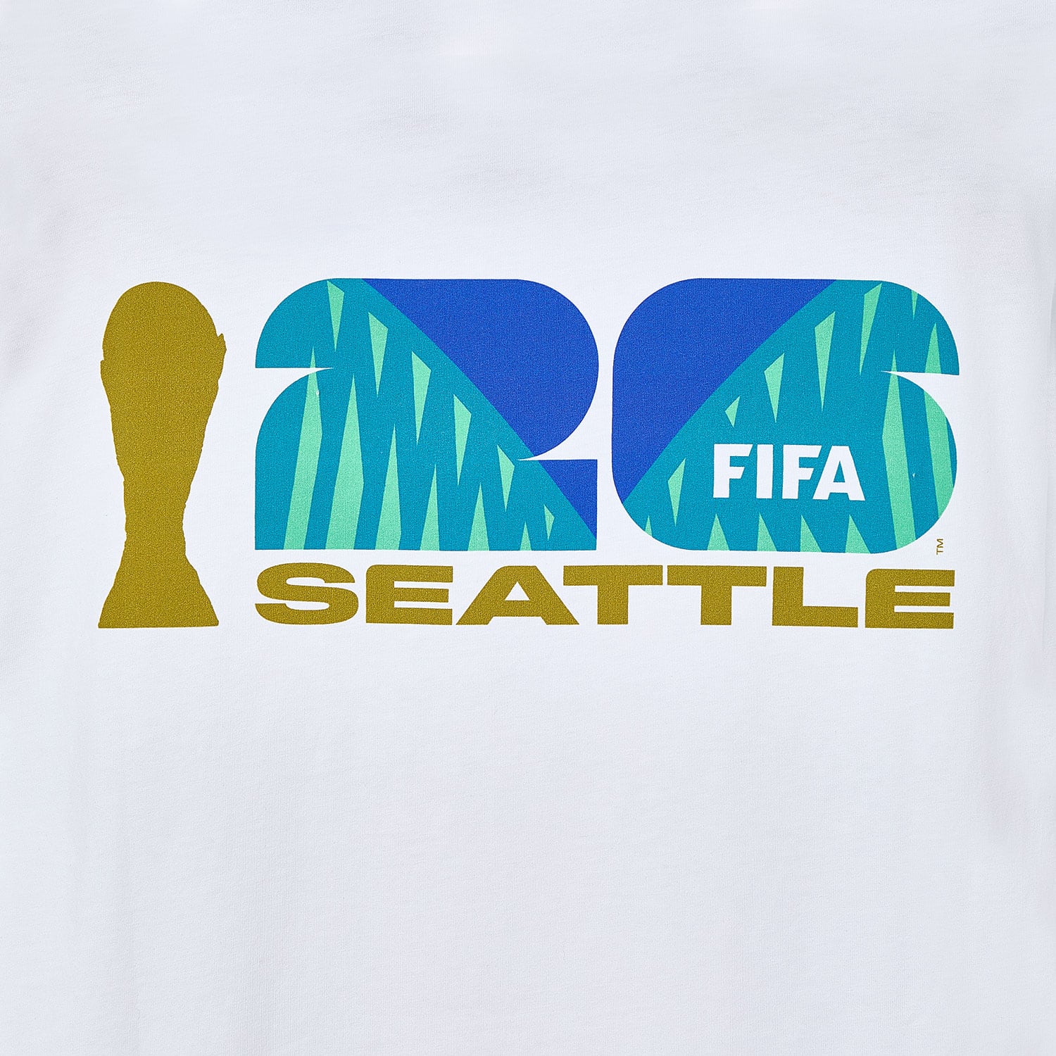 2026 World Cup Seattle White T-Shirt - Unisex