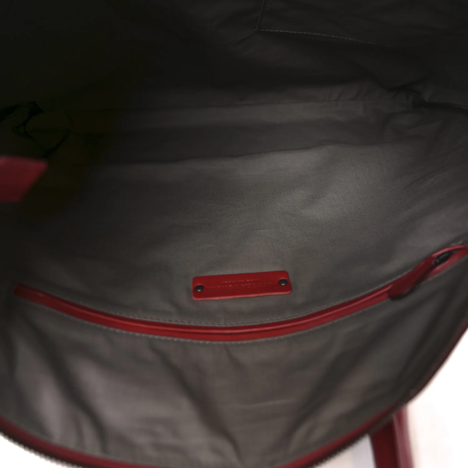 Nappa Intrecciato Medium Convertible Tote Burgundy - Top Club