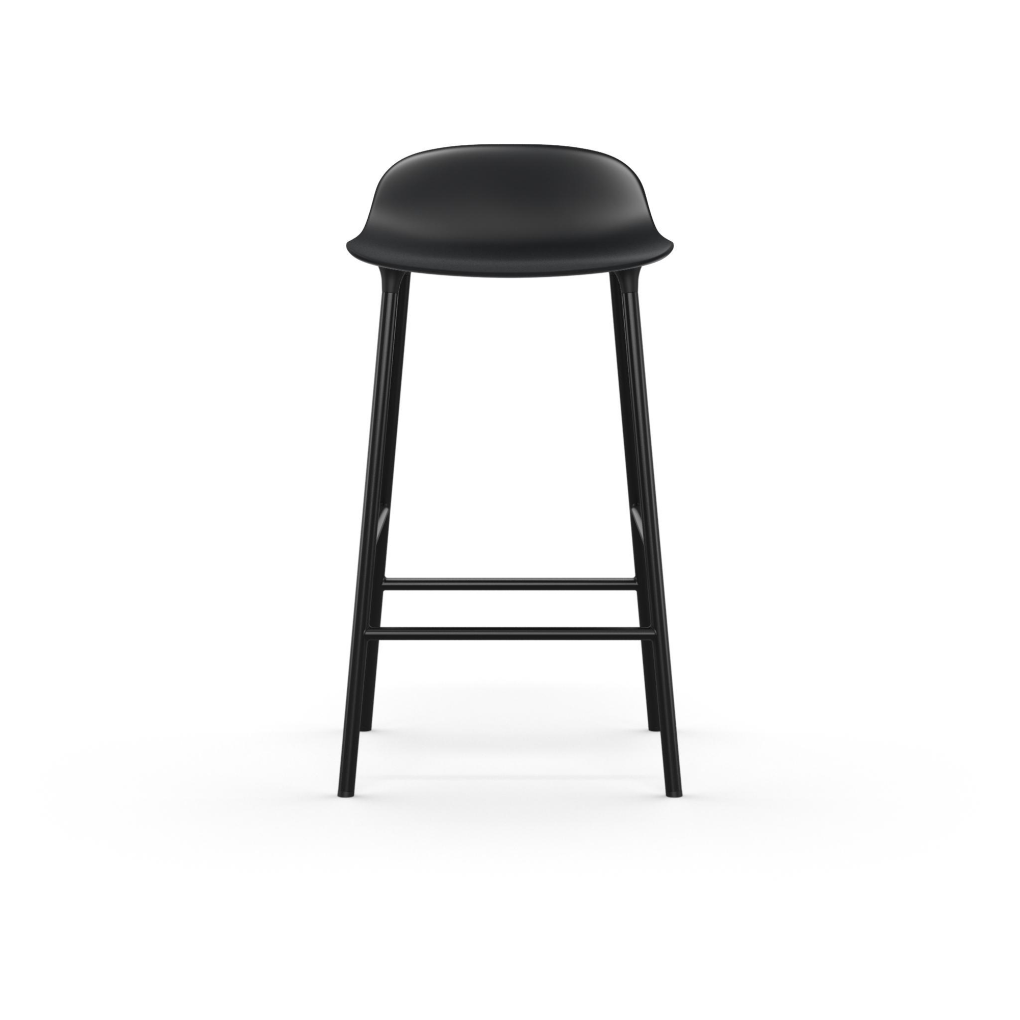 Bar Stool Form Steel black 65 cm