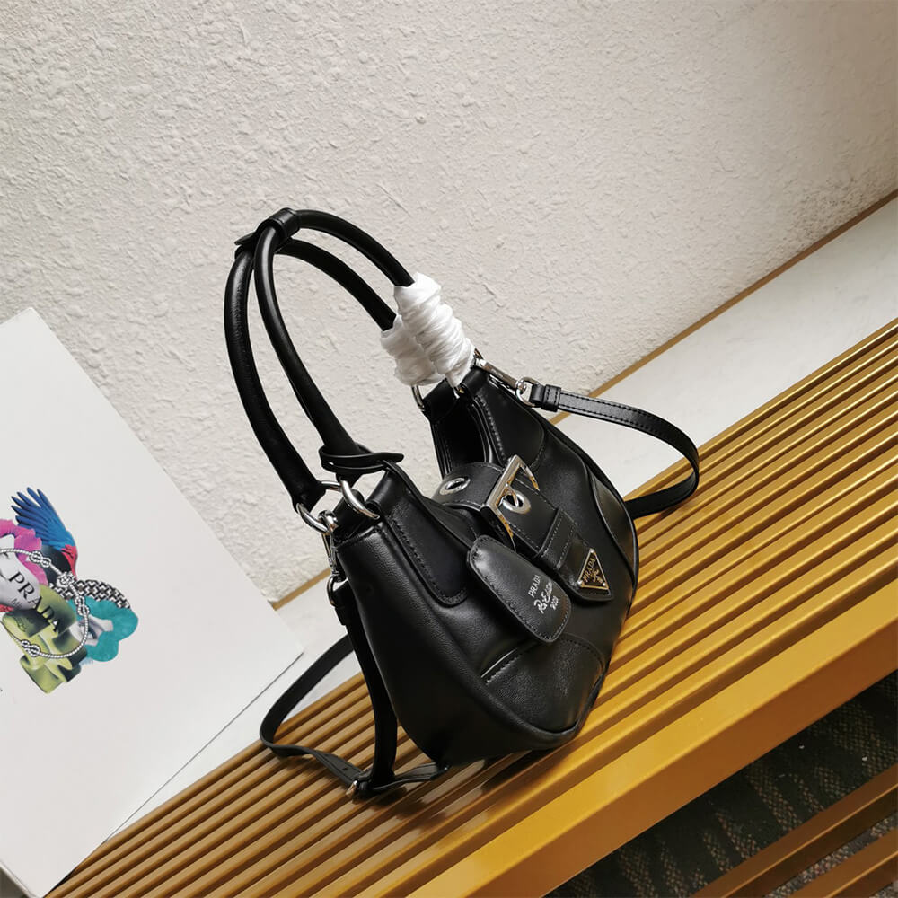 Prada Moon padded nappa-leather bag - Top Club