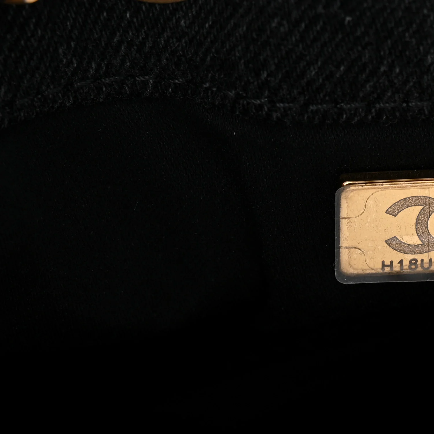 Washed Denim Quilted Small Chanel 25 Handbag Black - Top Club