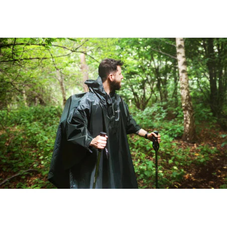 DD Hängematten Nylon Poncho-Tarp verde - Poncho impermeable de lluvia