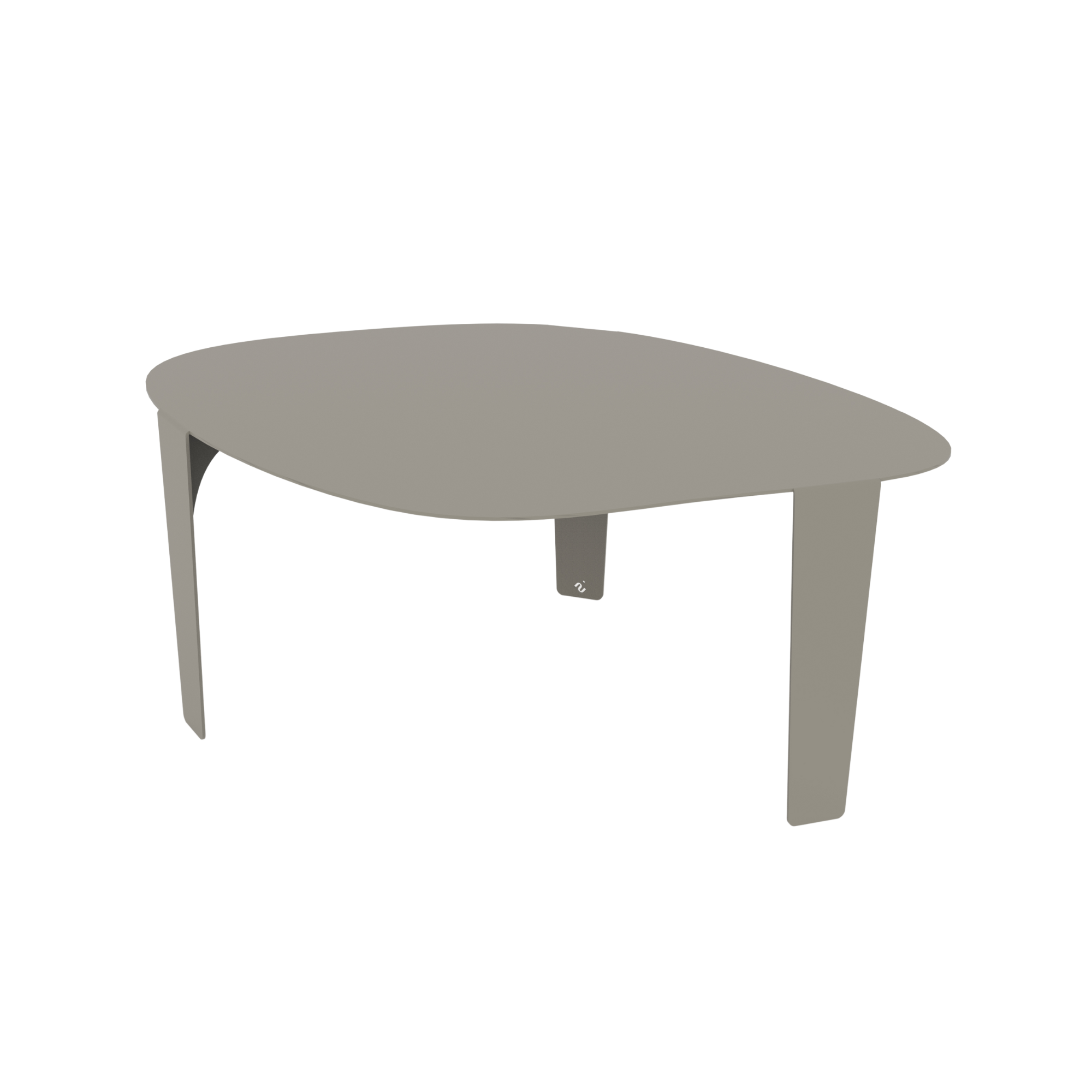 Salontafel Orga 100x76 cm grijs