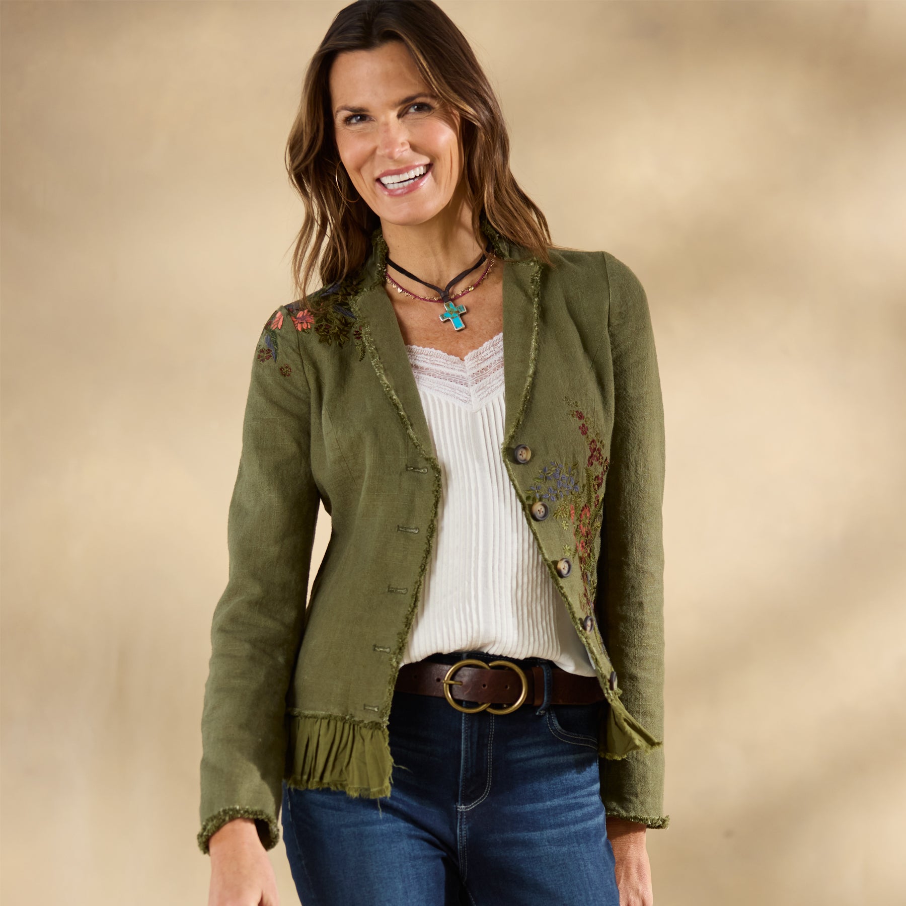 Tonala Floral Blazer, Petite - Sundance Living