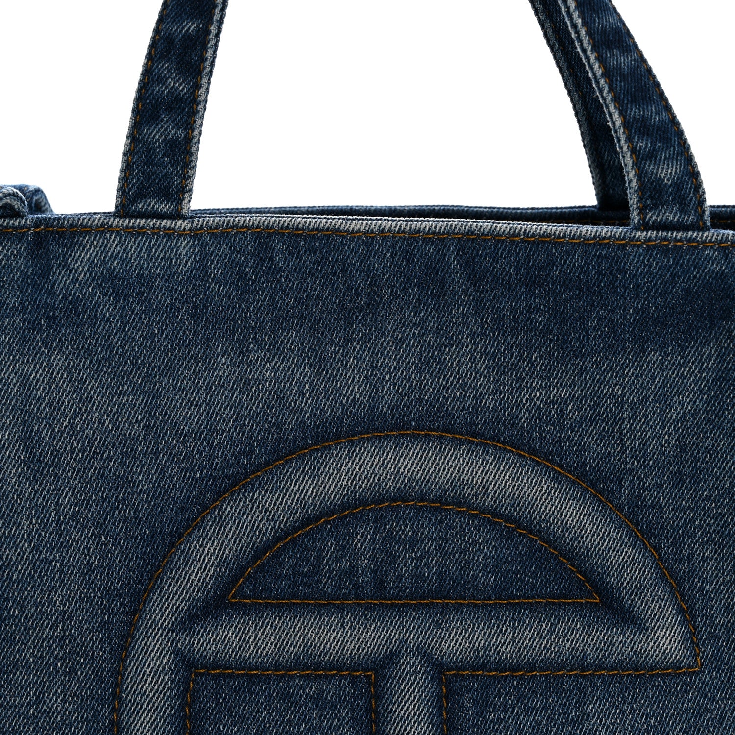 Denim Medium Shopping Bag Blue - Top Club