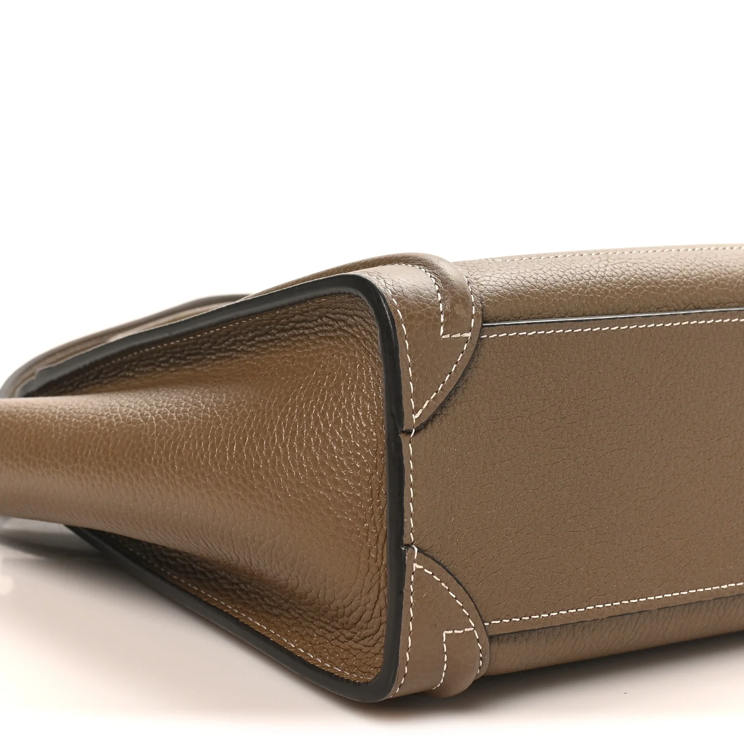 Drummed Calfskin Nano Luggage Souris - Top Club