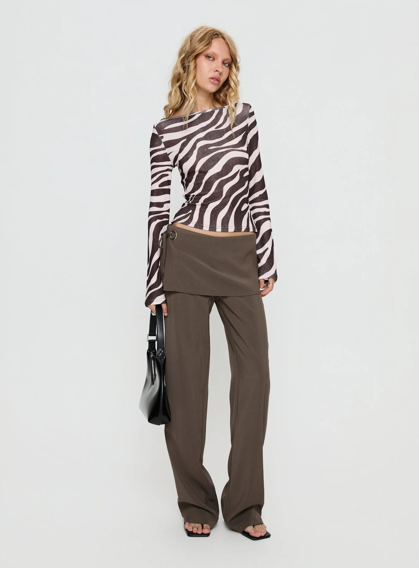 Casidee Long Sleeve Top Zebra