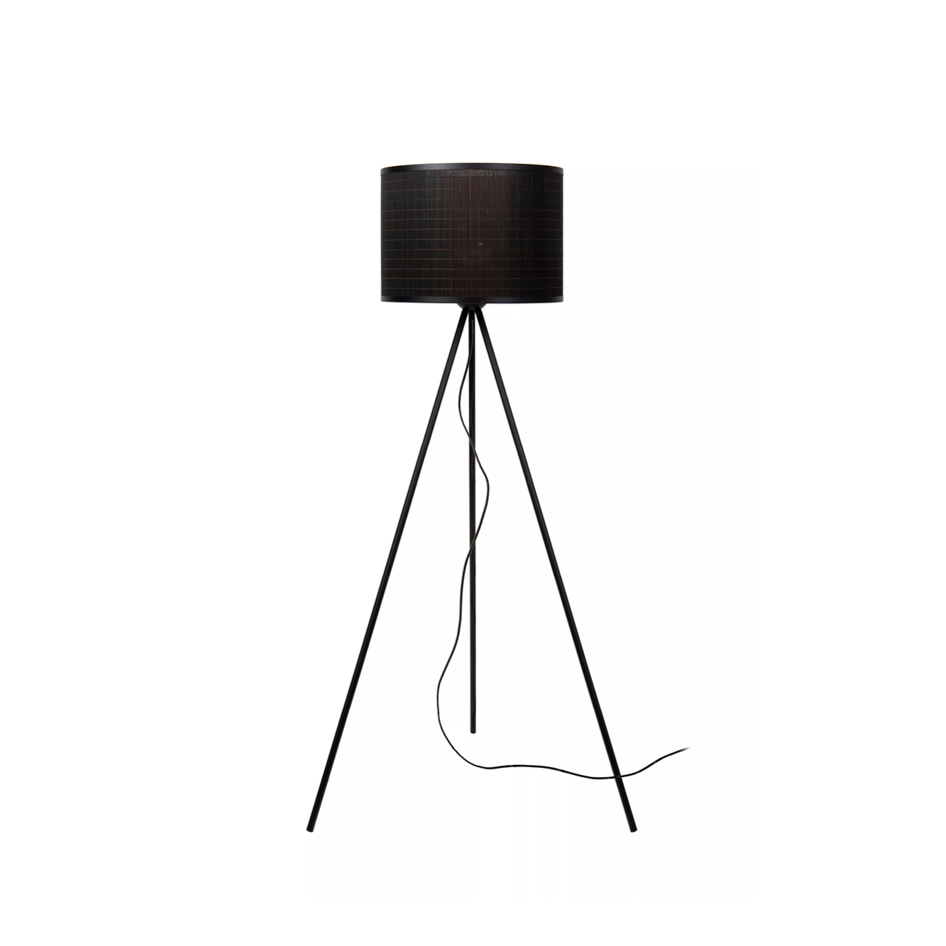Vloerlamp Tagalog Ø56 cm zwart bamboe
