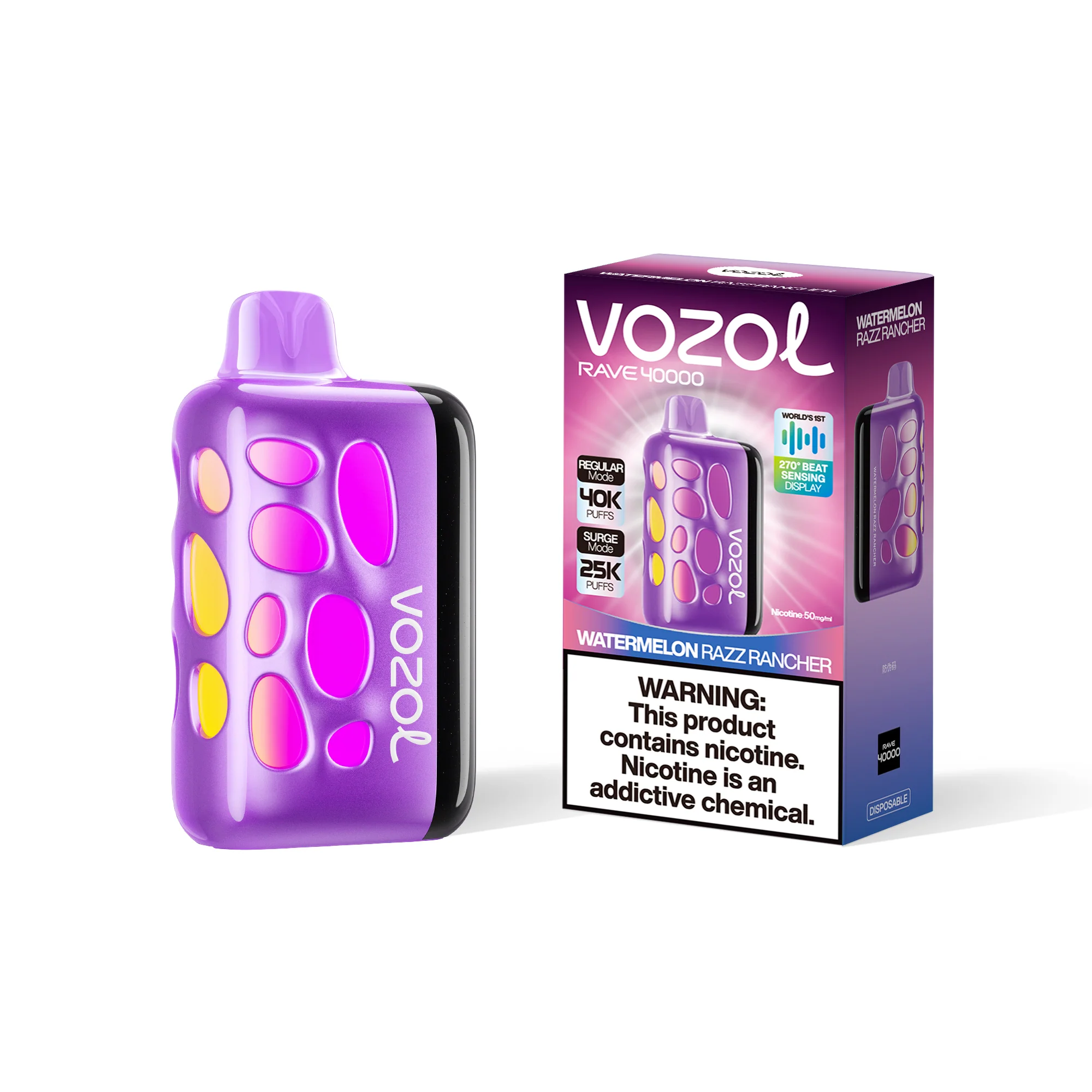 VOZOL RAVE 40K Disposable Vape (All Flavours)
