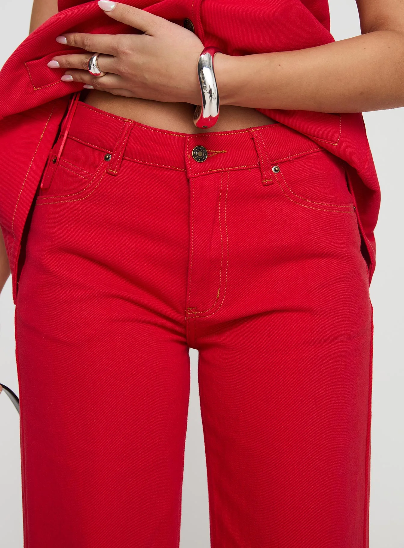 Top Model Jeans Red