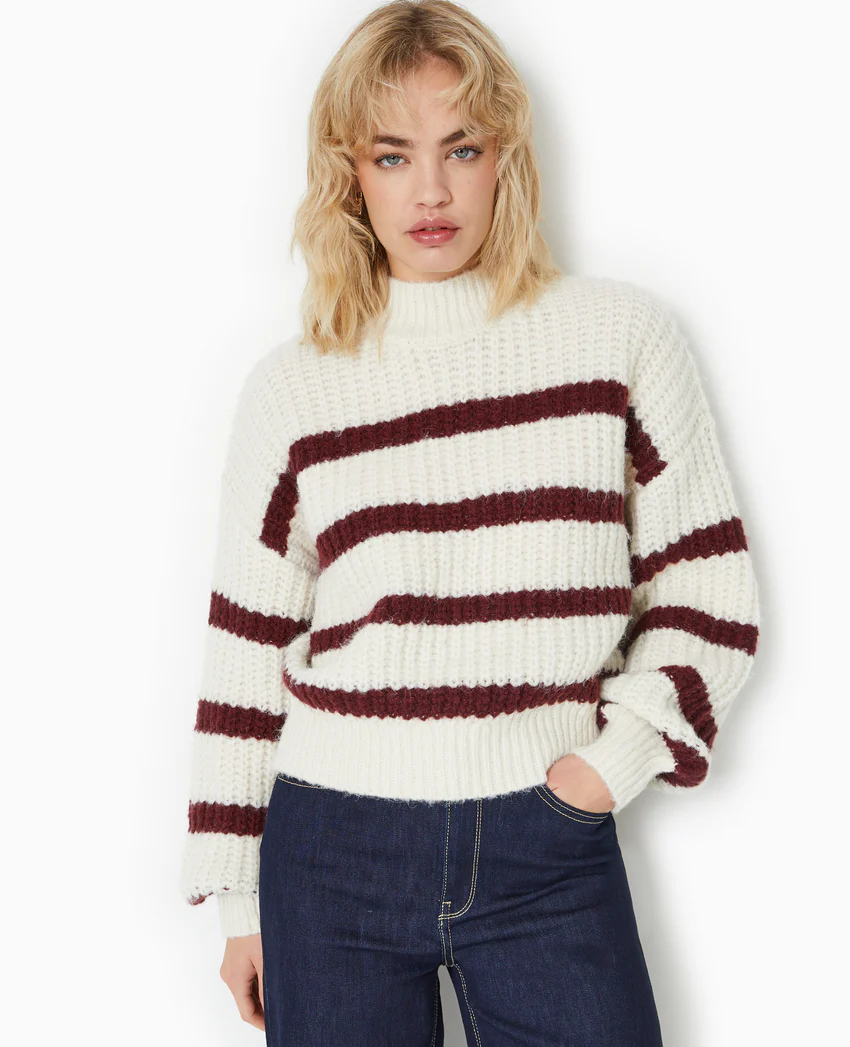 Pimkie Pull grosse maille avec rayures