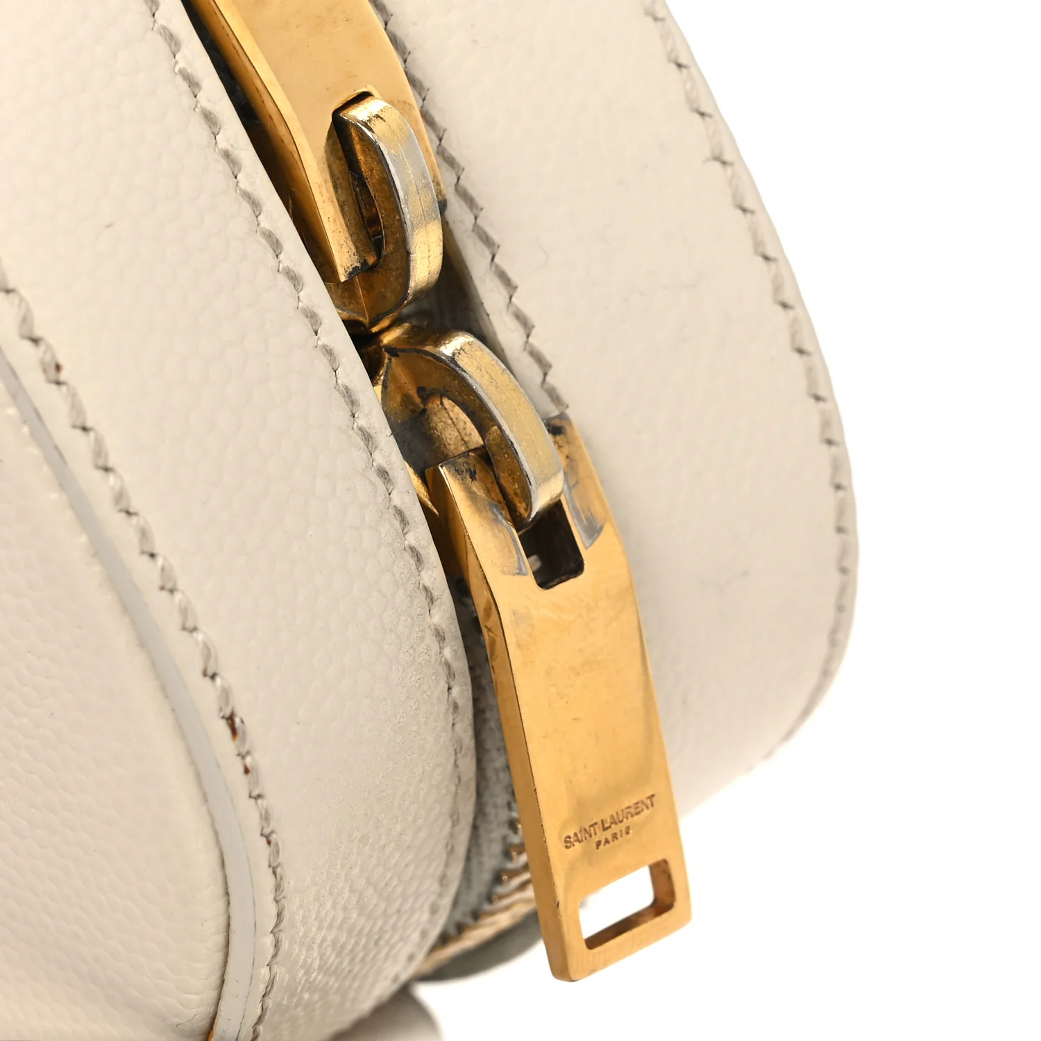 Grain De Poudre Small Classic Monogram Camera Bag White - Top Club